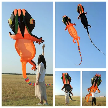 бесплатная доставка 14 м воздушные змеи гекконы летающие профессиональные воздушные змеи мягкие воздушные змеи парашют гигантские воздушные змеи для взрослых надувная игрушка parplan 8