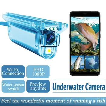 Беспроводной эхолот Go Pro Camera 64G Wifi Переключатель давления воды Прозрачная приманка Для наблюдения за рыбалкой под водой 4