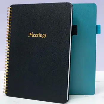 Блокнот формата А5 Премиум-класса с отрывными листами и прорезью для ручки, еженедельный планировщик, канцелярские принадлежности в подарок для организованного планирования, плотная бумага