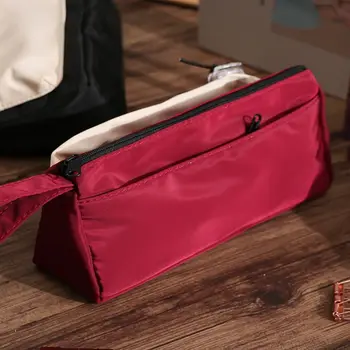 Большая вместительная настольная сумка для хранения в японском стиле, с несколькими карманами, водонепроницаемый держатель для карандашей, многослойная сумка для канцелярских принадлежностей, студенческая 9