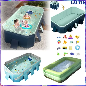 Большой бассейн, надувной бассейн, ванна для купания, Детский сад, Открытый наземный бассейн для всей семьи 1