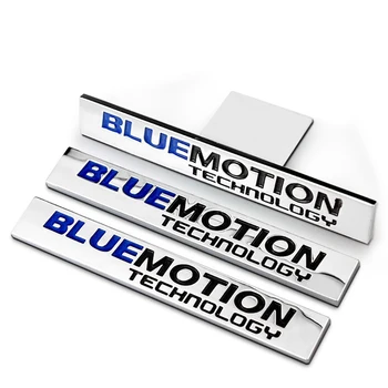 Буквы Эмблемы Bluemotion, Значок, Наклейка С Логотипом, Решетка Радиатора Для Volkswagen CC Golf POLO Passat Bora MK4 MK5 MK6 Lavida TIGUAN 18