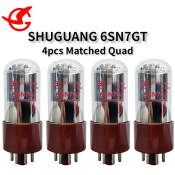 Вакуумная трубка SHUGUANG 6SN7GT Заменяет 6SN7 6N8P-J 6H8C CV181-Z 6H8C 6N8P CV181 5692 HIFI Ламповый Четырехъядерный Стереоусилитель, подобранный своими руками 4