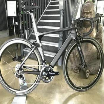 Велосипед BOB BLACK Concept Carbon Full с рулем R7000 groupset black 50mm wheelset 5