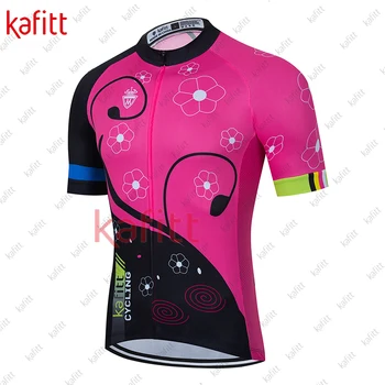 Велосипедный топ Kafitt Cycling Team, одежда для шоссейных гонок, женская повседневная толстовка, летняя футболка с коротким рукавом 11