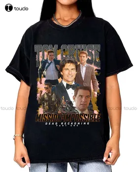Винтажная рубашка Tom Cruise, Mission: Impossible – Dead Reckoning, часть первая 2023, Футболка для фанатов Mission Impossible, Imf Xs-5Xl 1