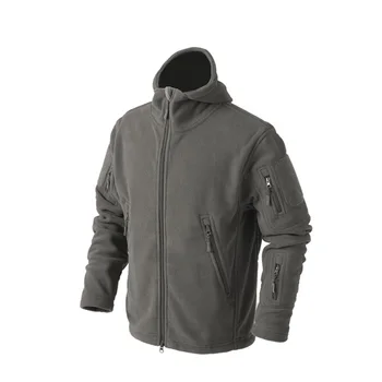 Военная флисовая куртка Soft Shell Тактическая Ветрозащитная Водонепроницаемая мужская куртка с капюшоном Мужская куртка Зима Осень Мужская одежда 9