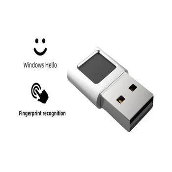 Вход по отпечатку пальца USB Модуль считывания отпечатков пальцев Устройство USB считыватель отпечатков пальцев для Windows 10 11 Привет, биометрический ключ безопасности 2