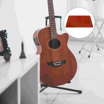 Гитарный гриф, гитарный коврик Erhu, Нескользящий, двухсторонний аксессуар для инструмента, коврик из воловьей кожи Luthier 8
