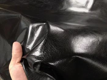 Глянцевая черная телячья кожа 1,0-1,2 мм, 12-14 квадратных футов, мягкая сумка, сиденье для дивана Из цельной натуральной кожи 13