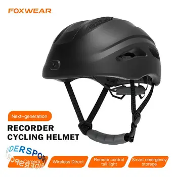 Горячая продажа беспроводной велосипедный рекордер шлем мотоцикл велосипед умный защитный шлем с камерой дорожный велосипед Велоспорт оборудование 12