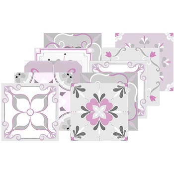 Декоративная наклейка на розовую плитку, самоклеящиеся наклейки для наклеивания на стены, самоклеящиеся наклейки для дома 17