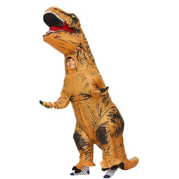 Детский надувной костюм динозавра для взрослых, маскарадный костюм Тираннозавра, костюм аниме для косплея на Хэллоуин, костюмы для карнавальных вечеринок для мальчиков и девочек