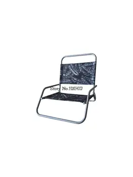 Детское кресло для взрослых с откидной спинкой на открытом воздухе, ультралегкое и удобное сиденье-татами с одним эркером, покрытое пляжной травой, на полу 2