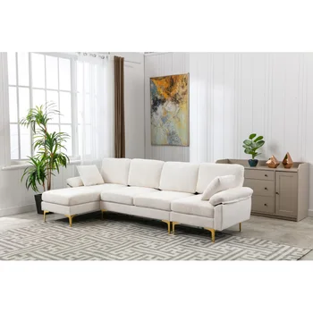 Диван-акцент / диван для гостиной секционный диван Легко монтируется для внутренней мебели для гостиной 18