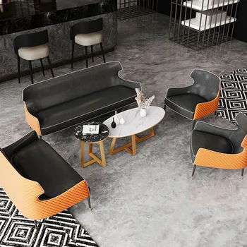 Дизайн кресла Диван-кровать для гостиной в скандинавском стиле, пол в спальне, Современный Угловой диван, Наборы садовой мебели Divano Angolare 14