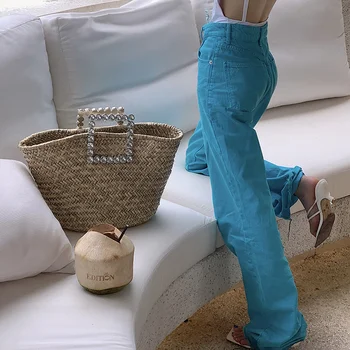 Дизайнерская женская сумка ручной работы Ins Полная бриллиантовая сумка из натуральной травы, сплетенная курортным ветром, пляжная сумка большой емкости 17