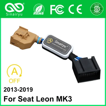 Для Seat Leon MK3 2013-2019, автомобильный умный ограничитель остановки, автоматический запуск системы остановки двигателя, устройство для устранения неполадок, отключающий разъем датчика 3