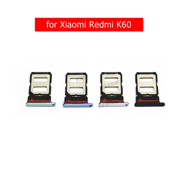 для Xiaomi Redmi K60 Держатель лотка для карт, слот для SIM-карты Micro SD, Держатель адаптера, Запасные Части для ремонта 1