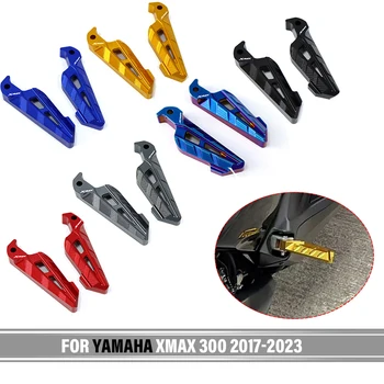 Для Yamaha XMAX300 NMAX155 TMAX530 TMAX560 Подставка Для Ног Заднего Пассажира Мотоцикла С ЧПУ Задние Подножки Аксессуары Для Педалей Запчасти 15