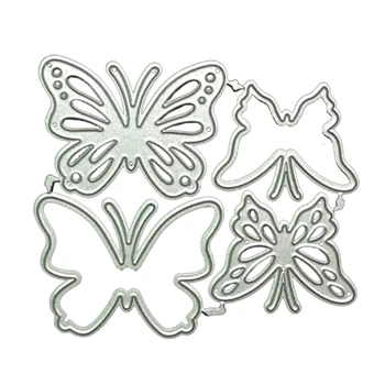 для металлических штампов Butterfly, комбинирующих 4 шт. для карточек Butterfly для DIY Mak 9