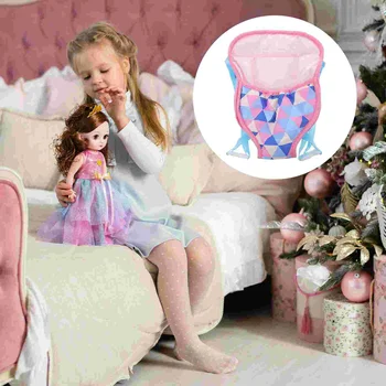 Дышащая переноска Для девочек, Набор мягких игрушек, аксессуары для детского мини-кукольного домика 4