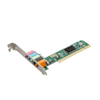 Звуковая система PCI5.1 объемного звучания 896F Audio 4-канальный чип CMI8738 Поддерживает использование Dircet Sound 3D и A3D1.0 forMultimedia 6