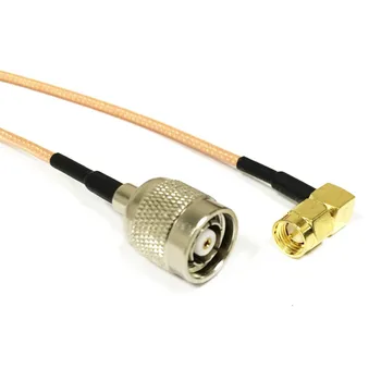Кабель беспроводного маршрутизатора SMA-штекер под прямым углом к штекеру RP-TNC RG316 Коаксиальный кабель 15 см 6 
