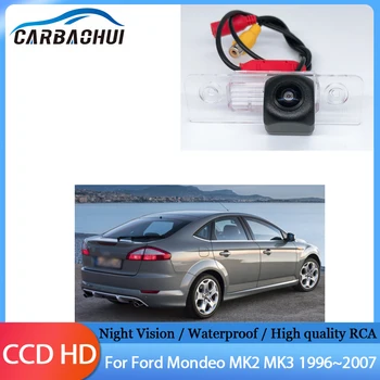 Камера заднего вида trasera Auto reverse резервная парковка Ночного видения Водонепроницаемая HD CCD для Ford Mondeo MK2 MK3 1996 ~ 2007 7