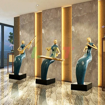 Классическая скульптура Вестибюль отеля Отдел продаж Вход в ресторан для встречи гостей выставочного зала character art 17