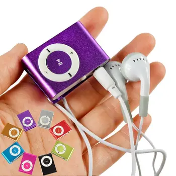 Клип MP3-плеер Mini TF/SD слот USB музыкальный плеер Металлический водонепроницаемый Спортивный Walkman Lettore Портативный MP3 Micro 2021 Модная горячая распродажа  20