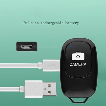 Кнопка Дистанционного Управления Bluetooth Беспроводной Контроллер Автоспуск Камеры Stick Спуск Затвора Монопод Selfie для телефона ios andriod 7