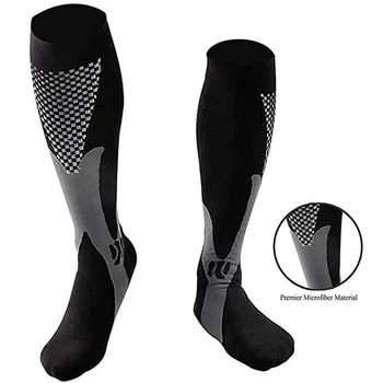 Компрессионные носки новые нейлоновые чулки для кормления от варикозного расширения вен, пригодные для занятий спортом, Черные компрессионные носки для снятия усталости 9