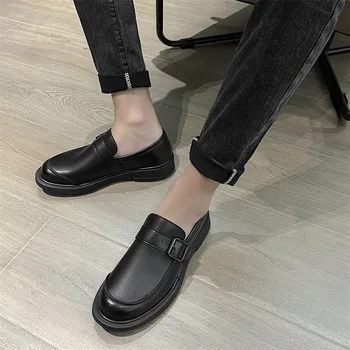 Комфортная обувь Lefu, итальянская легкая мужская обувь для вождения, повседневная обувь, роскошные мужские кроссовки, весенняя новинка, мужская модная кожаная обувь 9