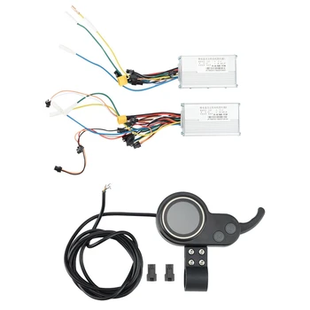 Контроллер бесщеточного двигателя JP с ЖК-дисплеем для электрического велосипеда, скутера, регулятора скорости торможения 10