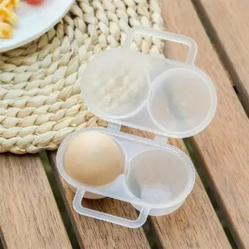 Коробка для хранения яиц Портативный Пластиковый дозатор яиц Держатели для кейса с фиксированной ручкой Коробка для яиц для пикника на открытом воздухе Кухонный гаджет 6