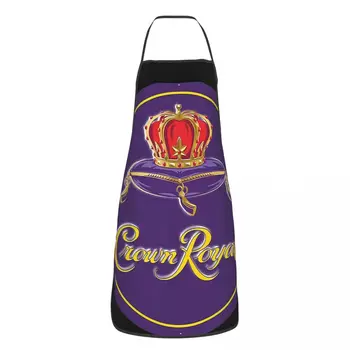 Корона Royal Essential Логотип Essential Фартуки для Женщин Мужчин Кухня Шеф Повара Приготовление Пищи Скатерть Домашний Нагрудник Выпечка Уборка Унисекс Для Взрослых 6