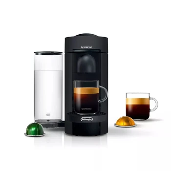 Кофеварка Nespresso VertuoPlus и эспрессо-машина DeLonghi Black Matte 6