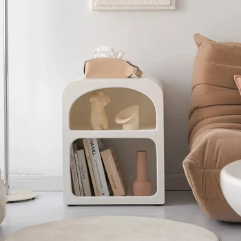 Креативная прикроватная тумбочка в скандинавском стиле, простые современные шкафы для спальни, Созданные по дизайну Шкафы-купе, Шкаф для хранения вспомогательной мебели Mesilla 2