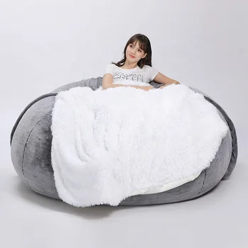 Кресло-мешок из ткани Bejirog, гигантский диван-погремушка, мебель для взрослых и детей, сумка-мешок king size 10