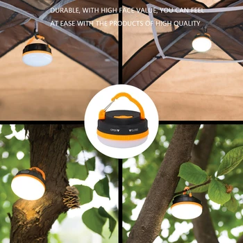 Лампа для палатки, Подвесной Регулируемый Аккумуляторный фонарь, Рыболовный фонарь, Туристическое Освещение внутреннего дворика, парка без батареи 11