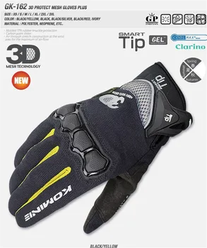 летние новые GK162 3D сетчатые перчатки для езды на мотоцикле мотоциклетные гоночные перчатки размер M, L, XL 11