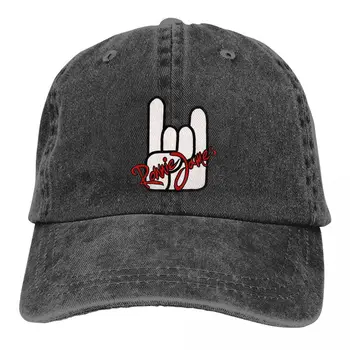 Летняя кепка с солнцезащитным козырьком Король хэви-метала Хип-хоп кепки Ковбойская шляпа из черного металла Остроконечные шляпы 6