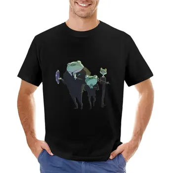 Лидер банды лягушек: футболка frog warrior, футболка blondie, рубашка с животным принтом для мальчиков, облегающие футболки для мужчин 10