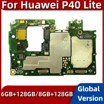 Материнская плата для HUAWEI P40 Lite JNY-LX1, Оригинальная Логическая плата с глобальной системой EMUI 10, 128 ГБ ROM 5