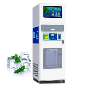 Машина для Производства Пищевого Льда Самообслуживания с Автоматическим Упаковыванием Кубиков Льда в Пакеты для Льда 140 КГ/24 Ч на открытом воздухе 8