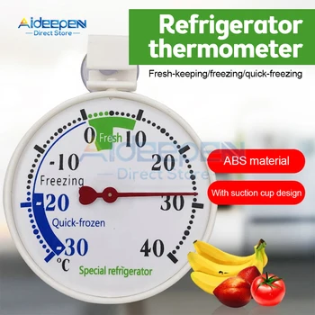 Мини-холодильник, измеритель температуры холодильника, Инструменты для измерения, Круговой термометр, Термометр для морозильной камеры холодильника -30 ~ 40 ℃ 1