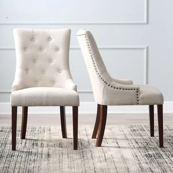 Минималистичные обеденные стулья из массива дерева, мебель для дома из скандинавской ткани, обеденный стул со спинкой, одноместный обеденный стул с фланелевой мягкой подушкой 14