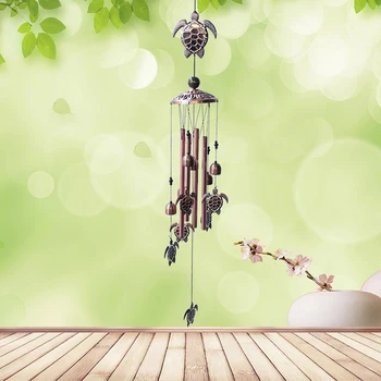 Многотрубные музыкальные духовые колокольчики Наружное Садовое подвесное украшение для окна веранды 18
