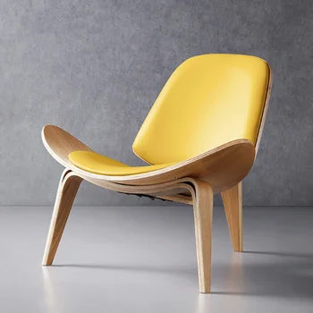 Мобильный стул Датского дизайна, стул с улыбающейся оболочкой, Простой диван, кресло для отдыха, кресло из фанерной ткани, Набор мебели для гостиной 14